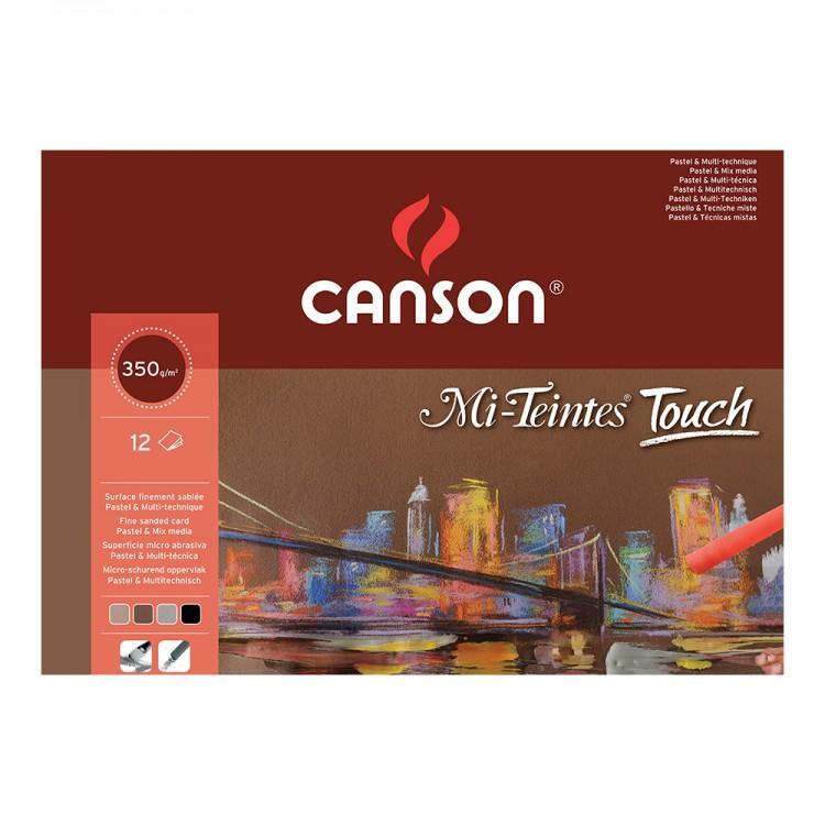 Canson Mi-Teintes Touch Pastel & Multi-Technique Drawing Paper Pads 350gsm 12 Sheets - Art Supplies Australia
