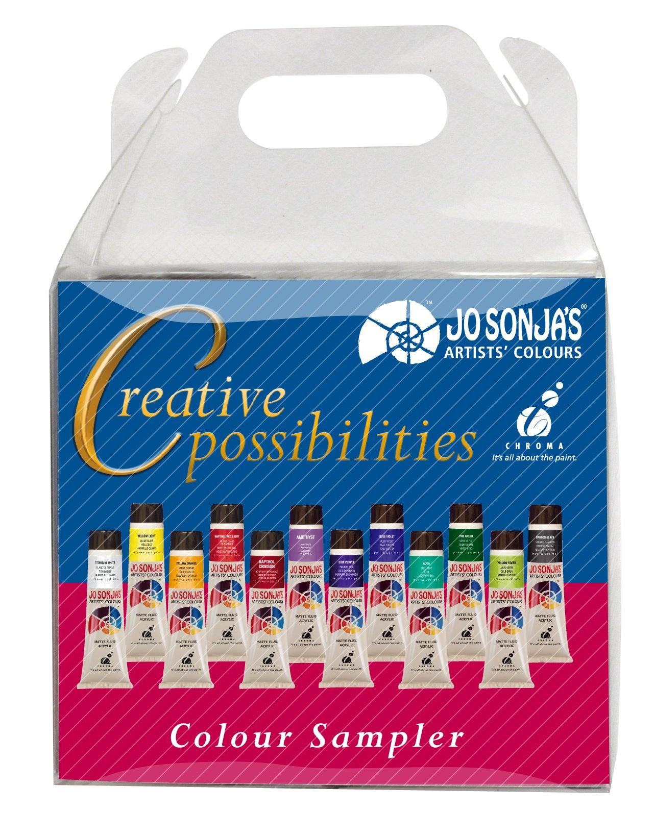 Jo Sonja's Fine Artists' Matte Flow Acrylic Paint Sets - Art Supplies Australia