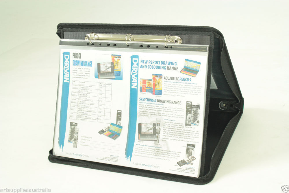 Luca/FILEX Display Portfolio with 10 Pocket Sleeves(Available in A3, A4) - Art Supplies Australia