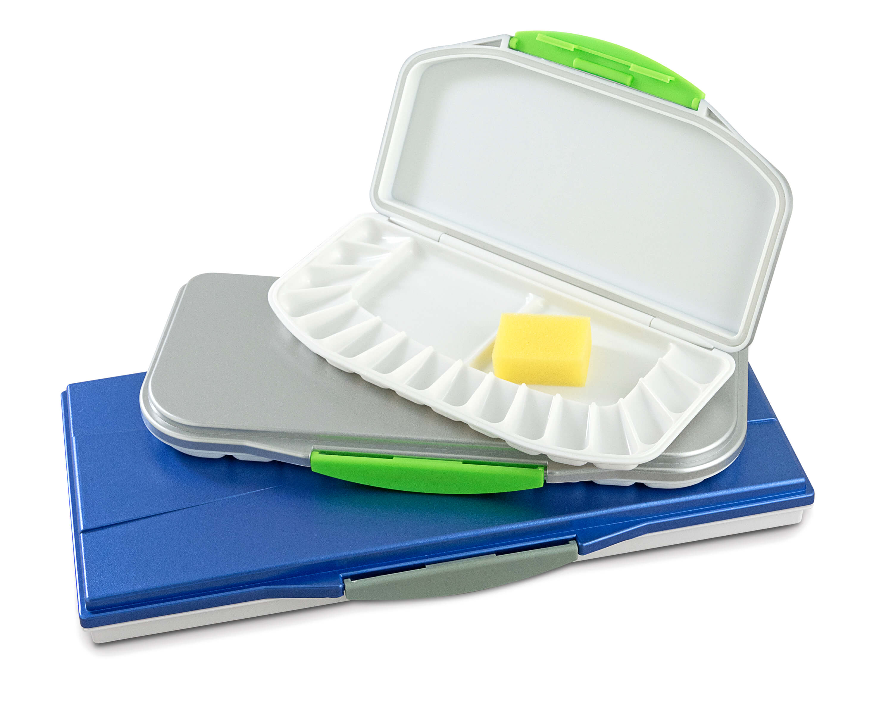 Derivan Plastic Folding Palette - Large, Medium, Small - Art Supplies Australia