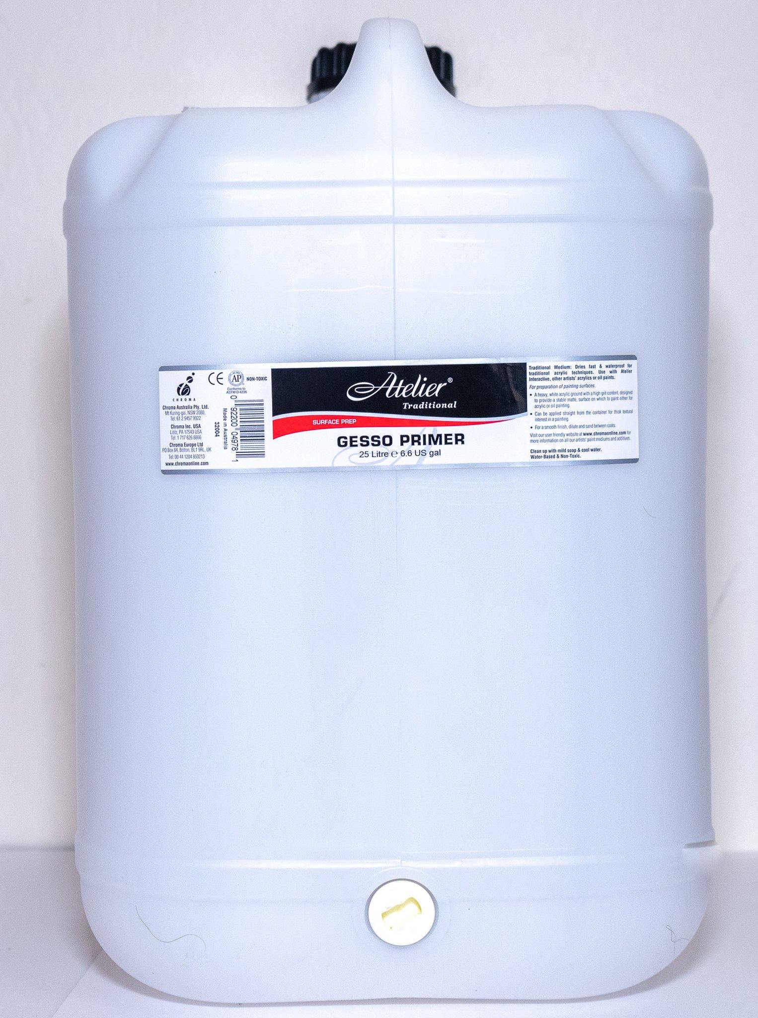 Atelier Acrylic Medium - Gesso Primer - Art Supplies Australia