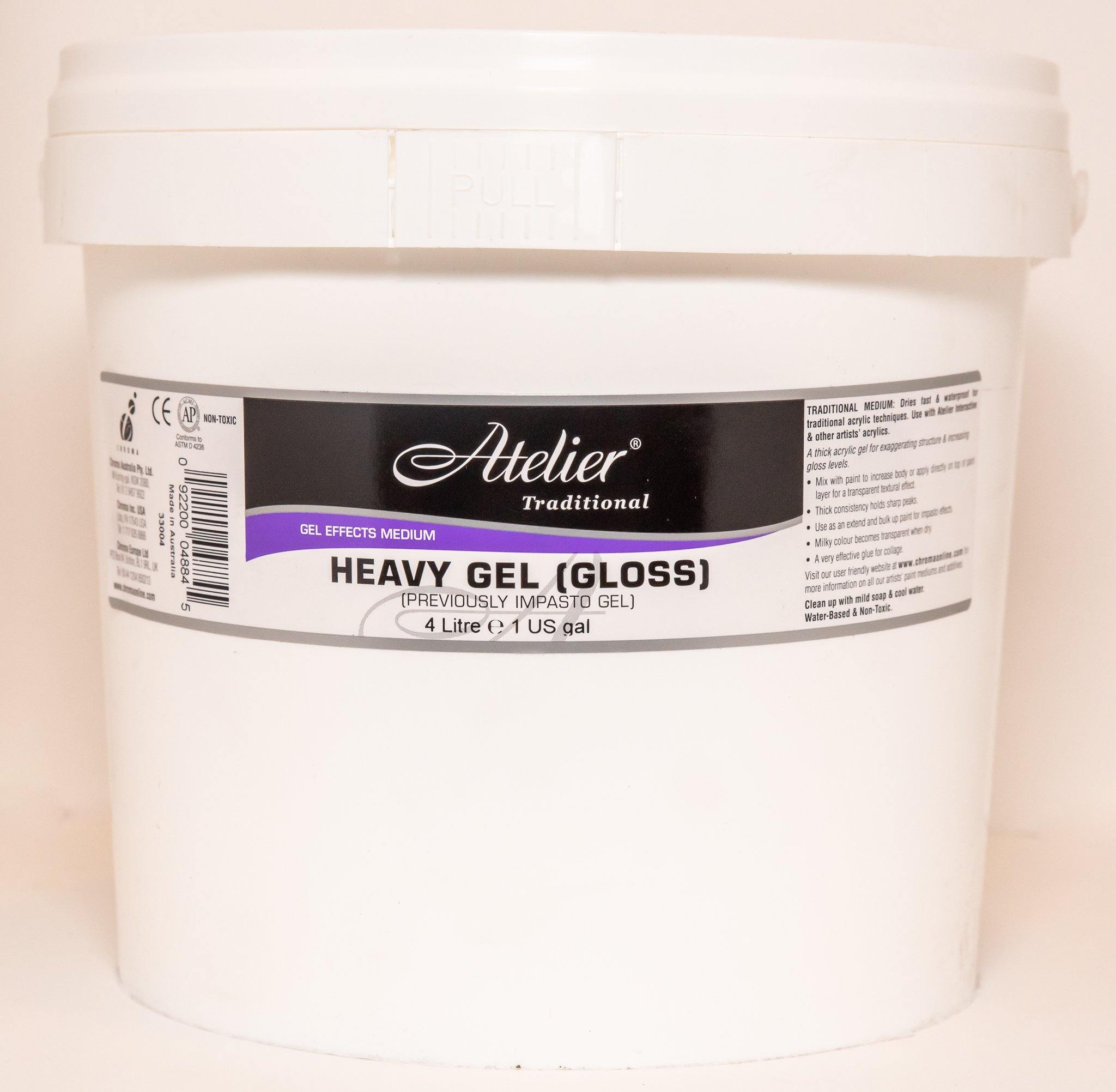 Atelier Acrylic Medium - Heavy Gel Gloss - Art Supplies Australia