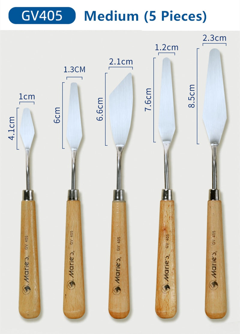 Marie's Palette Knife Set-Medium/Soft - Art Supplies Australia