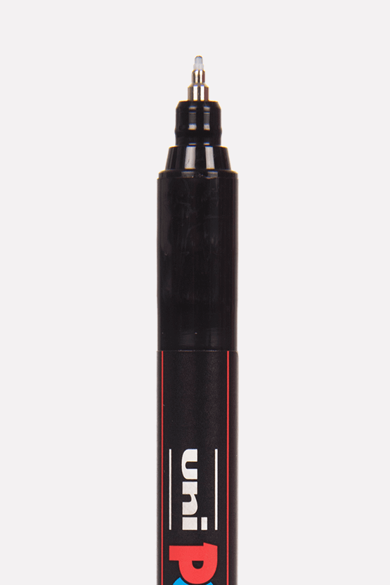 Uni POSCA Water-based Pigment Ink Marker - Ultra Fine(0.7mm) Bullet Tip(PC-1MR) - Art Supplies Australia