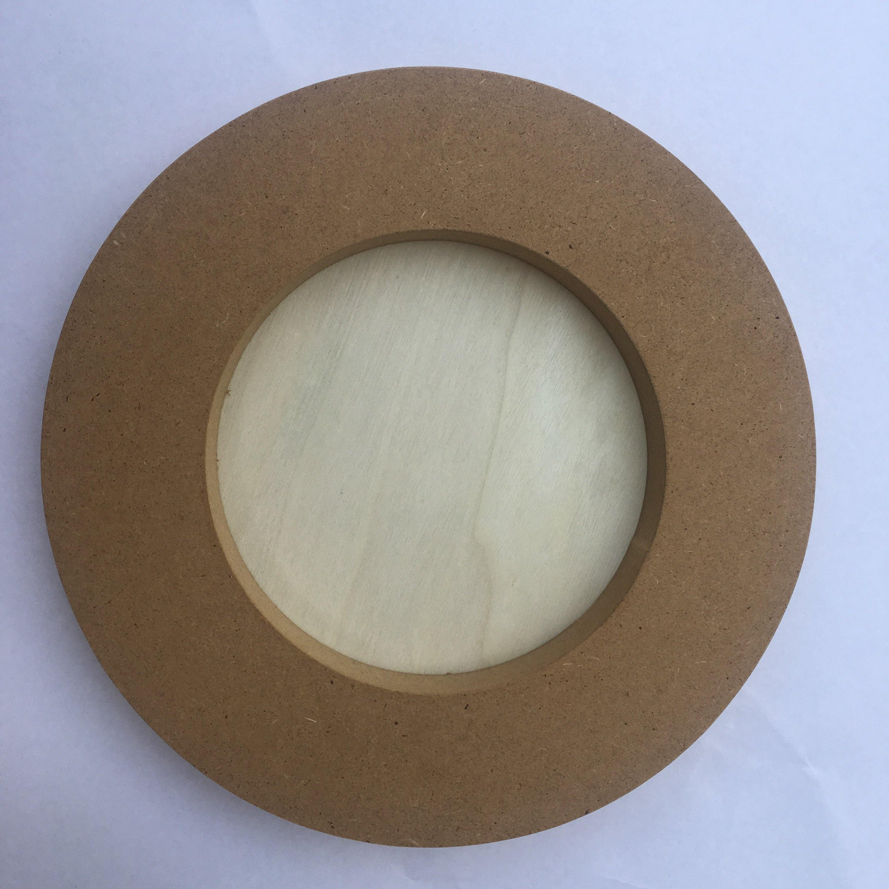 Luca Premium Artist's Round Wood Painting Panels 2.3cm Thick - Art Supplies Australia