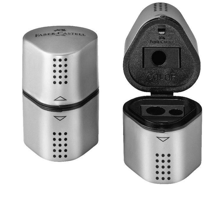 Faber-Castell Trio Grip 2001 3 Hole Pencil Sharpener - Art Supplies Australia