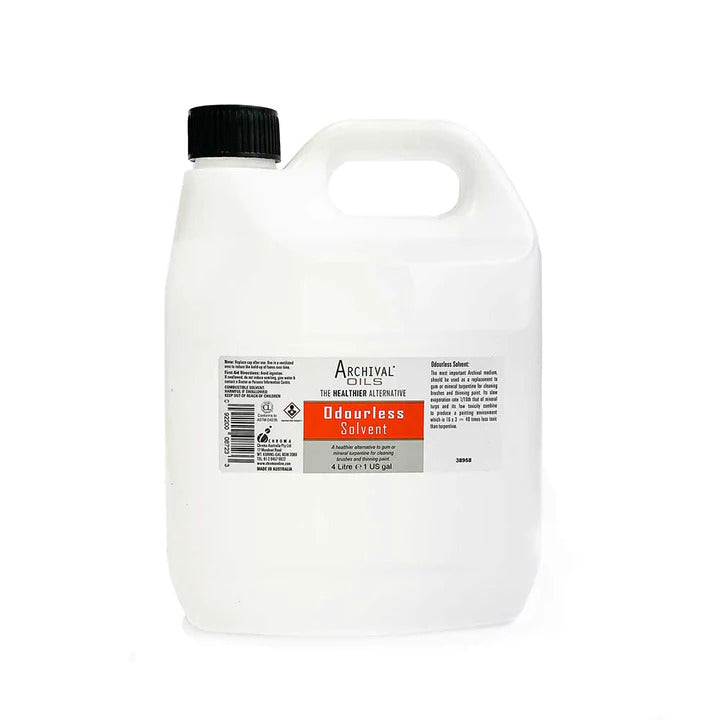 Archival Oils Odourless Solvent - Art Supplies Australia