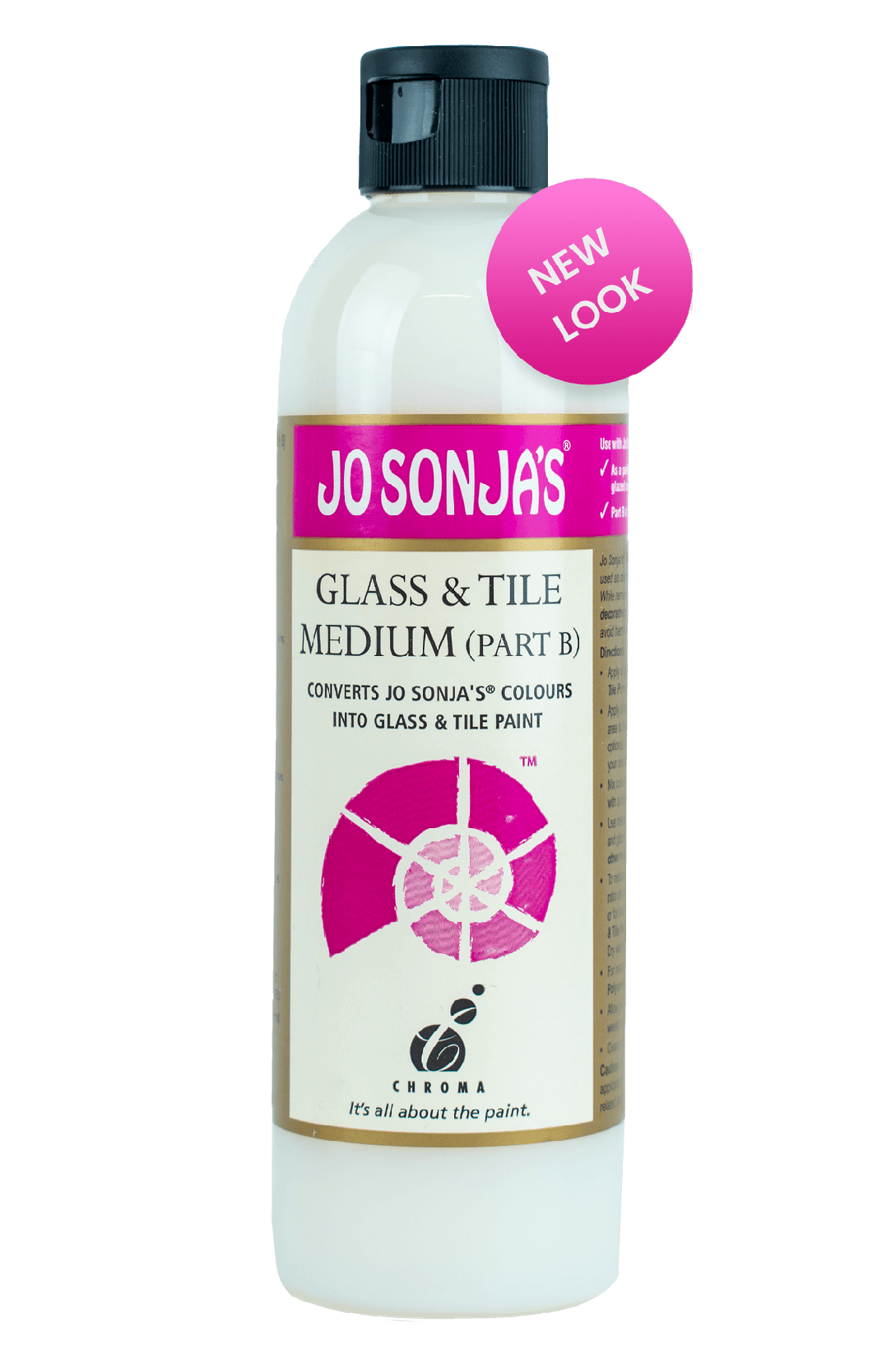 Jo Sonja's Glass & Tile Primer/Medium 250ml - Art Supplies Australia