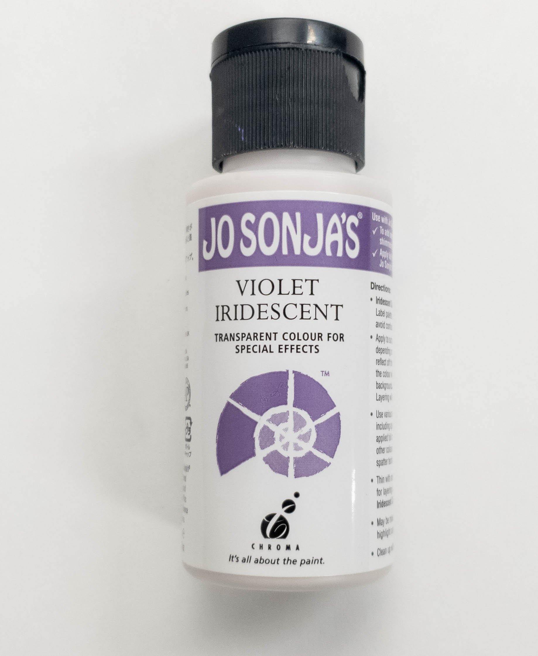 Jo Sonja's Fine Artists' Acrylic Paints Iridescent Colour 60ml - Art Supplies Australia