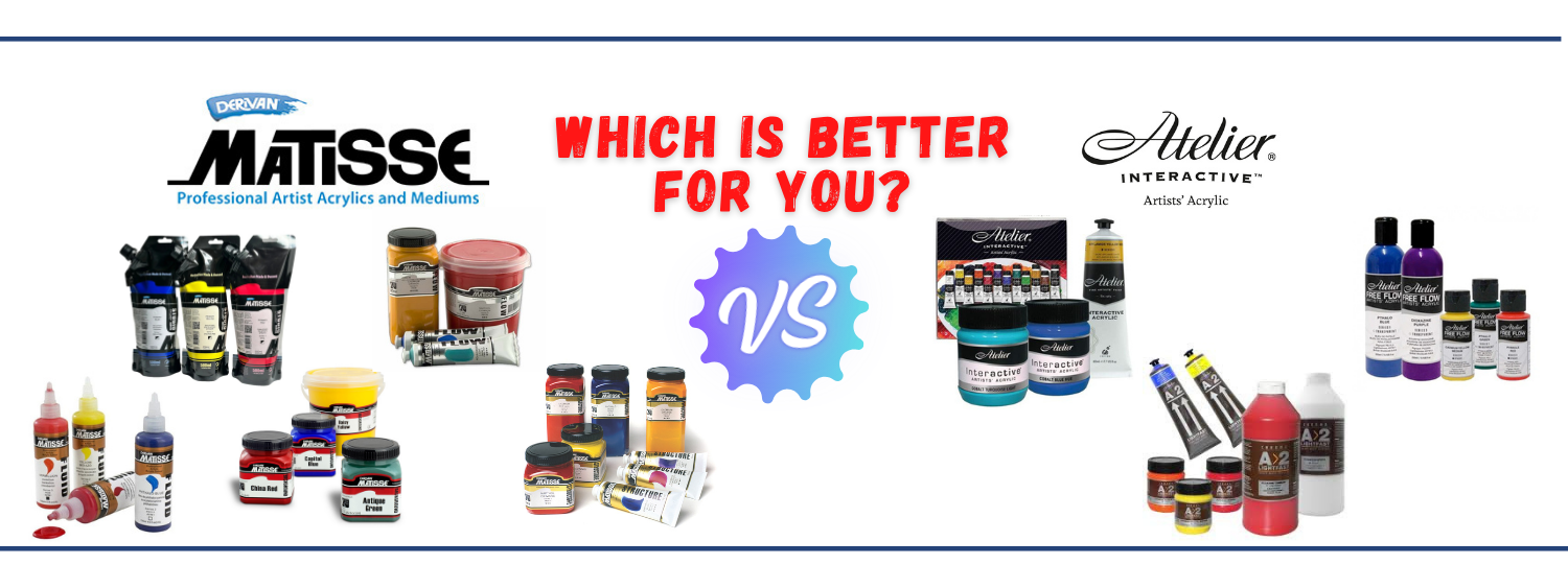 🎨 Matisse vs Atelier Acrylics — Which Is Better for You?