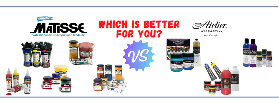 🎨 Matisse vs Atelier Acrylics — Which Is Better for You?