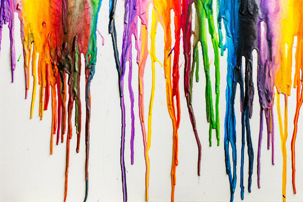 The Beauty of Melted Crayon Art on Canvas - Art Supplies Australia