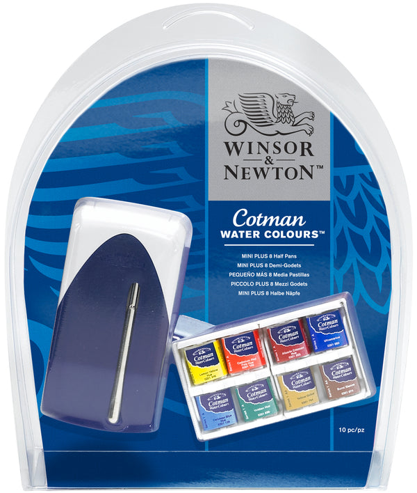 Winsor & Newton Cotman Watercolour Half Pan Mini Plus Set