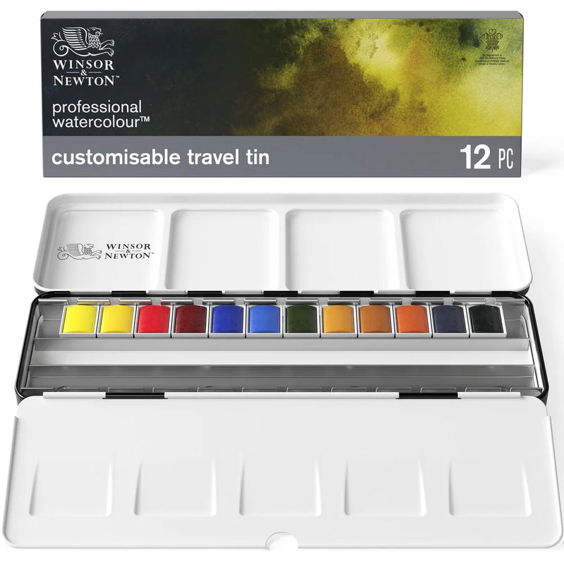 Winsor & Newton Professional Watercolour - Customisable Travel Tin