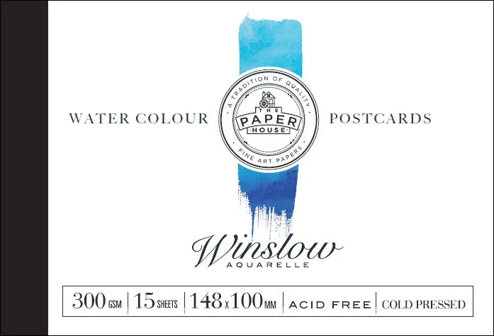 The Paper House Winslow Watercolour Postcards - Art Supplies Australia