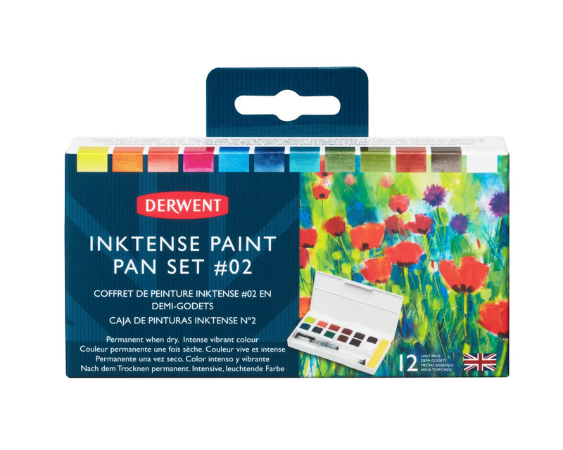 Derwent Inktense Paint Pan Set