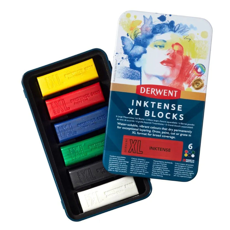 Derwent Inktense XL Blocks Tin Sets