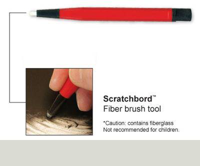 Ampersand Scratchbord Fiber Brush