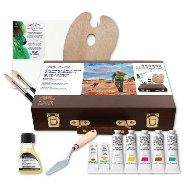 Winsor & Newton Artists' Oil Colour Essence of Australia Wooden Box Set