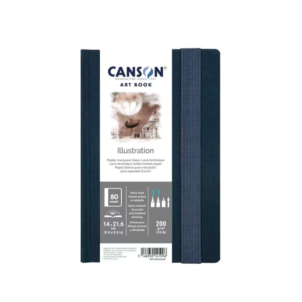 Canson Art Book 200gsm Illustration Hard Cover