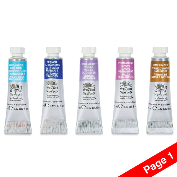 Winsor & Newton Professional Watercolour 5ml - Page 1