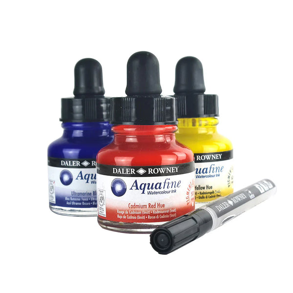 Daler-Rowney Aquafine Watercolour Ink Set