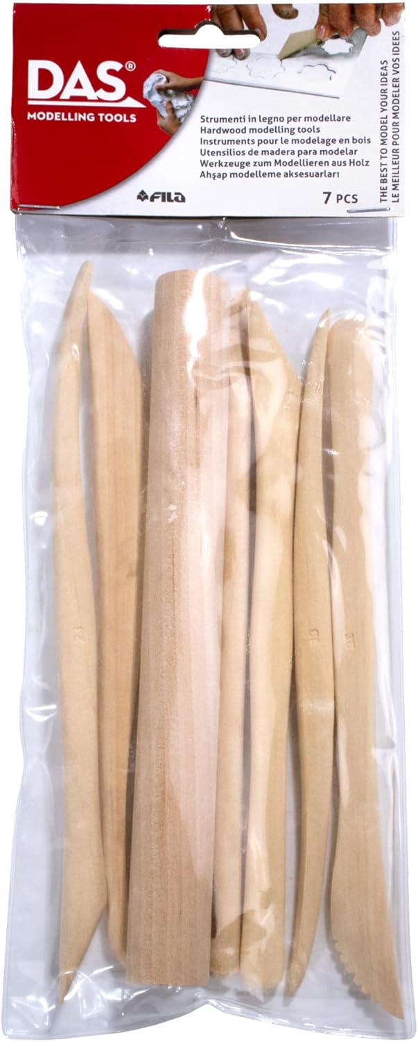 DAS Modelling Tools Wooden Cutters 7pcs