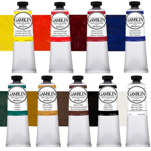 Gamblin アーティストオイルカラー 8本セット 37ml Gamblin Artist's Oil Color Set