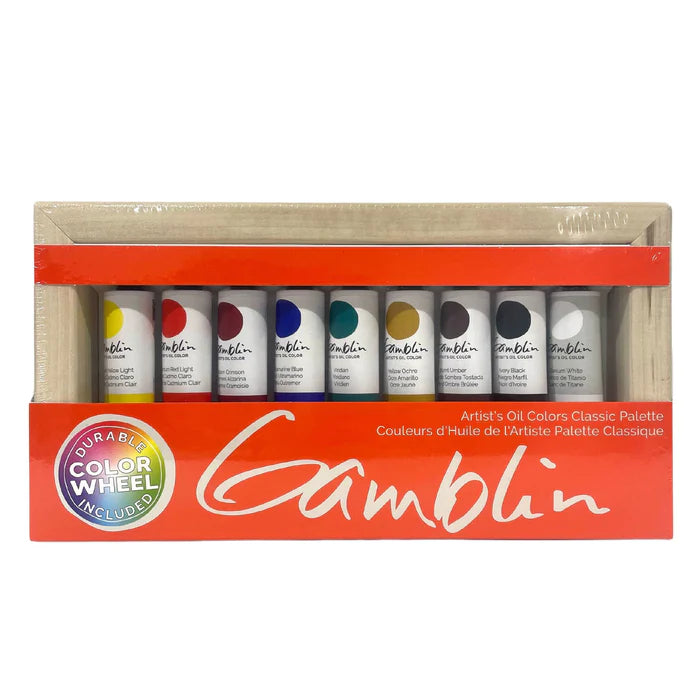 Gamblin Artist's Oil Colour Classic Palette Set