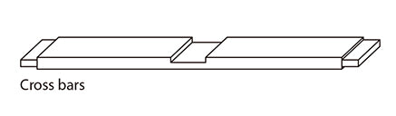 Luca Pine Bracing Support Bar - Single