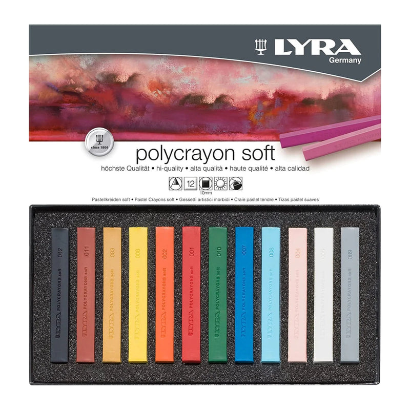 Lyra Polycrayon Soft Pastel Sets