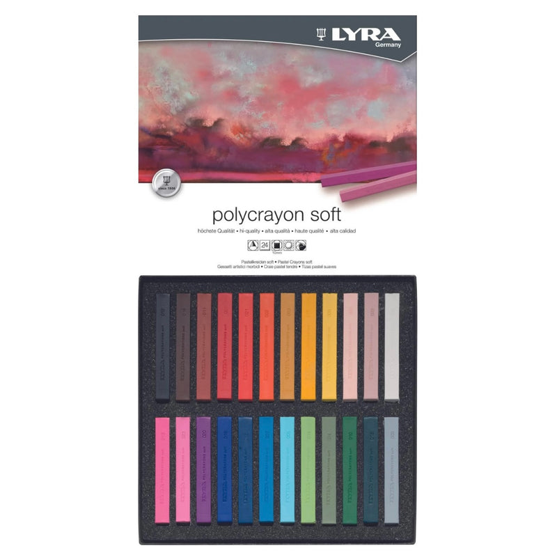 Lyra Polycrayon Soft Pastel Sets