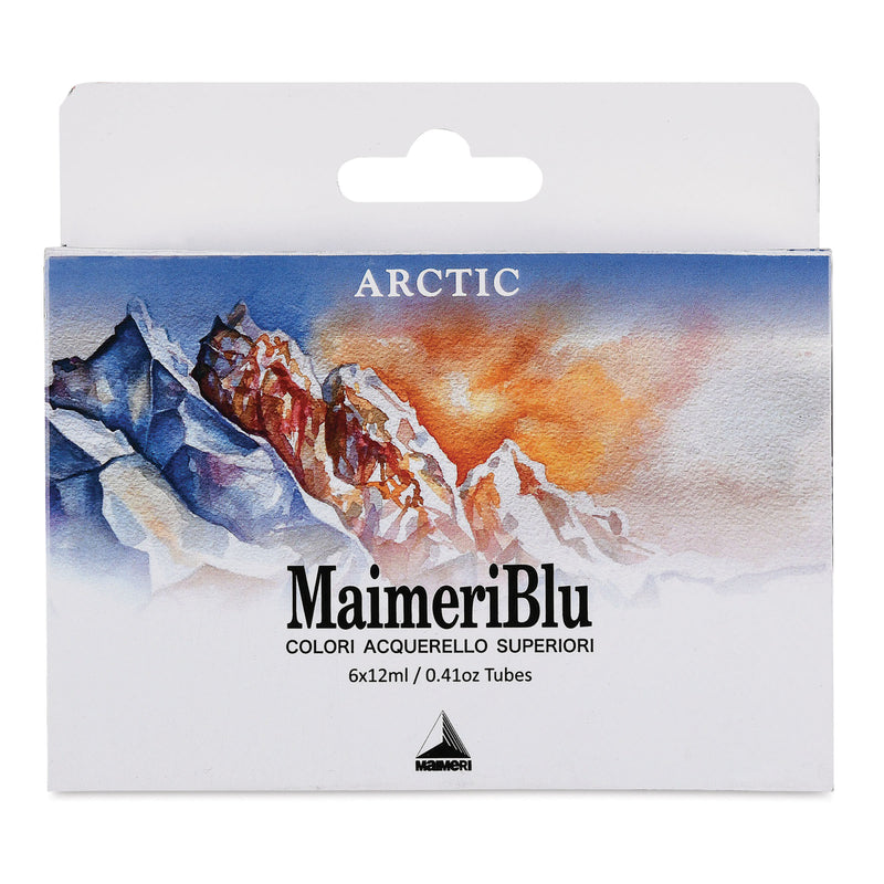 Maimeri Blu Artist Watercolour - 6 x 12ml Set Arctic