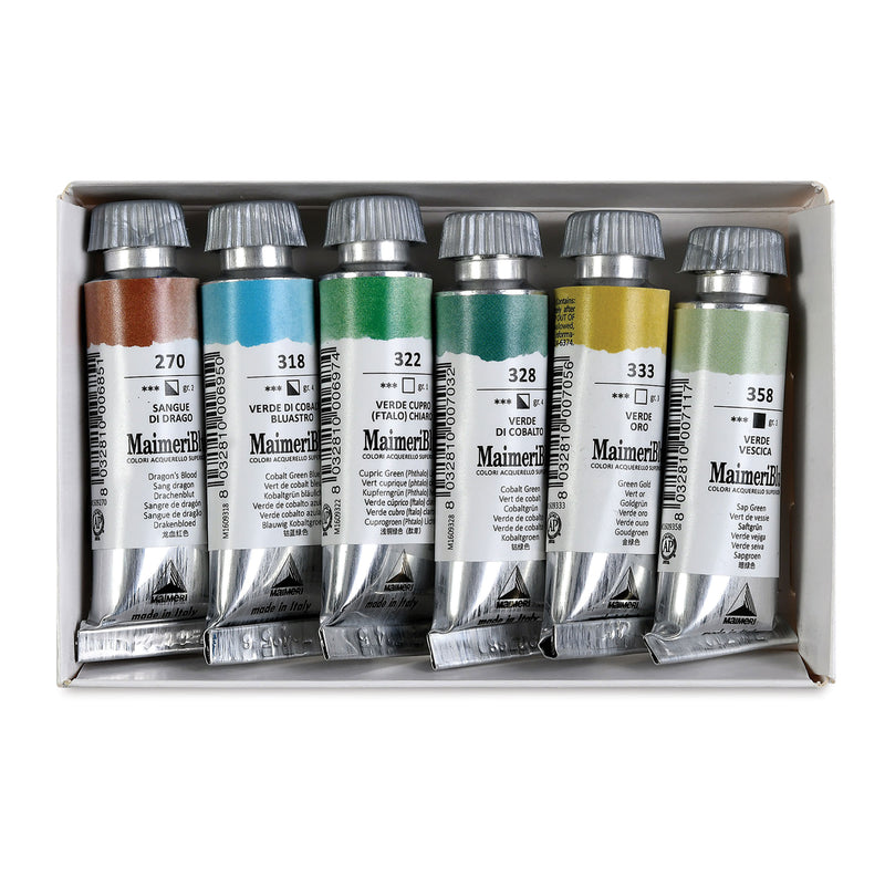 Maimeri Blu Artist Watercolour - 6 x 12ml Set Tuscany