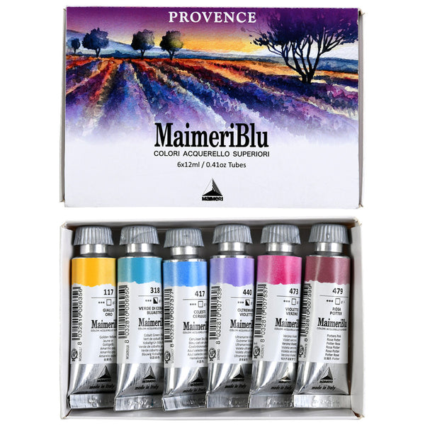 Maimeri Blu Artist Watercolour - 6 x 12ml Set Provence