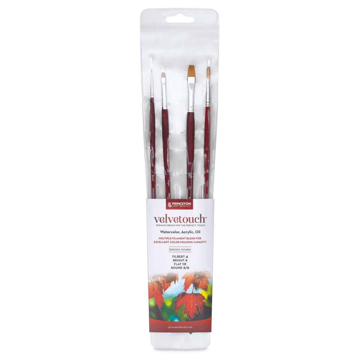 Princeton Velvetouch Series 3900 Premium Synthetic Blend Brush (Long Handle)