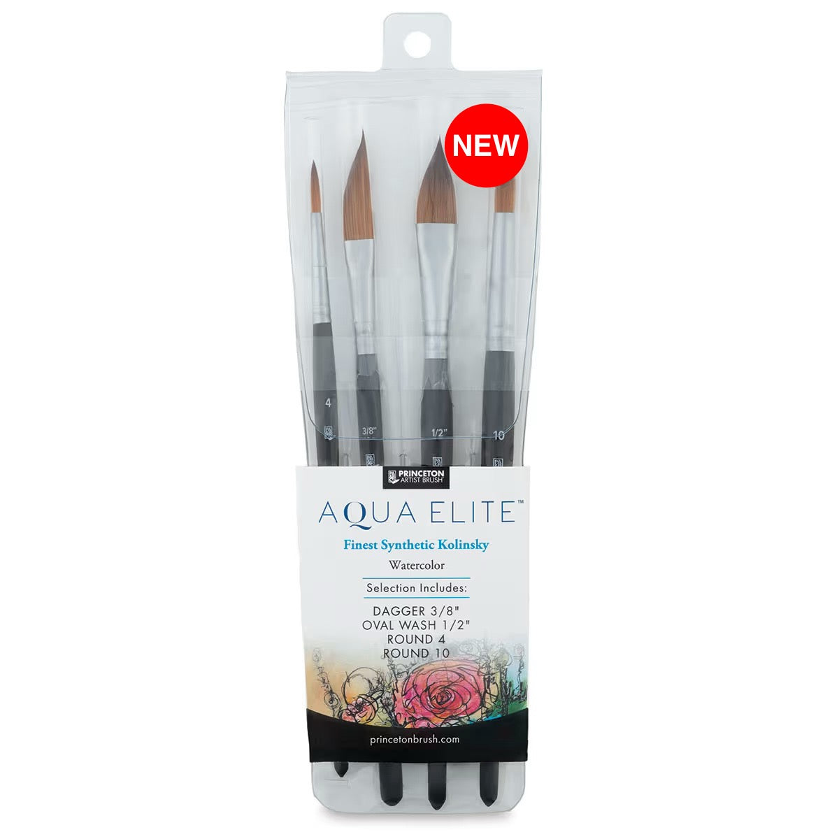 Princeton Aqua Elite Series 4850 Professional Global Set 4pc