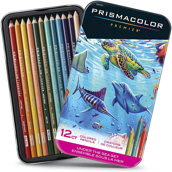 Prismacolor Premier Coloured Pencils - Under the Sea Set of 12