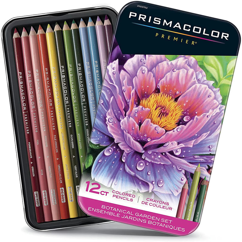 Prismacolor Premier Coloured Pencils - Botancial Garden Set of 12