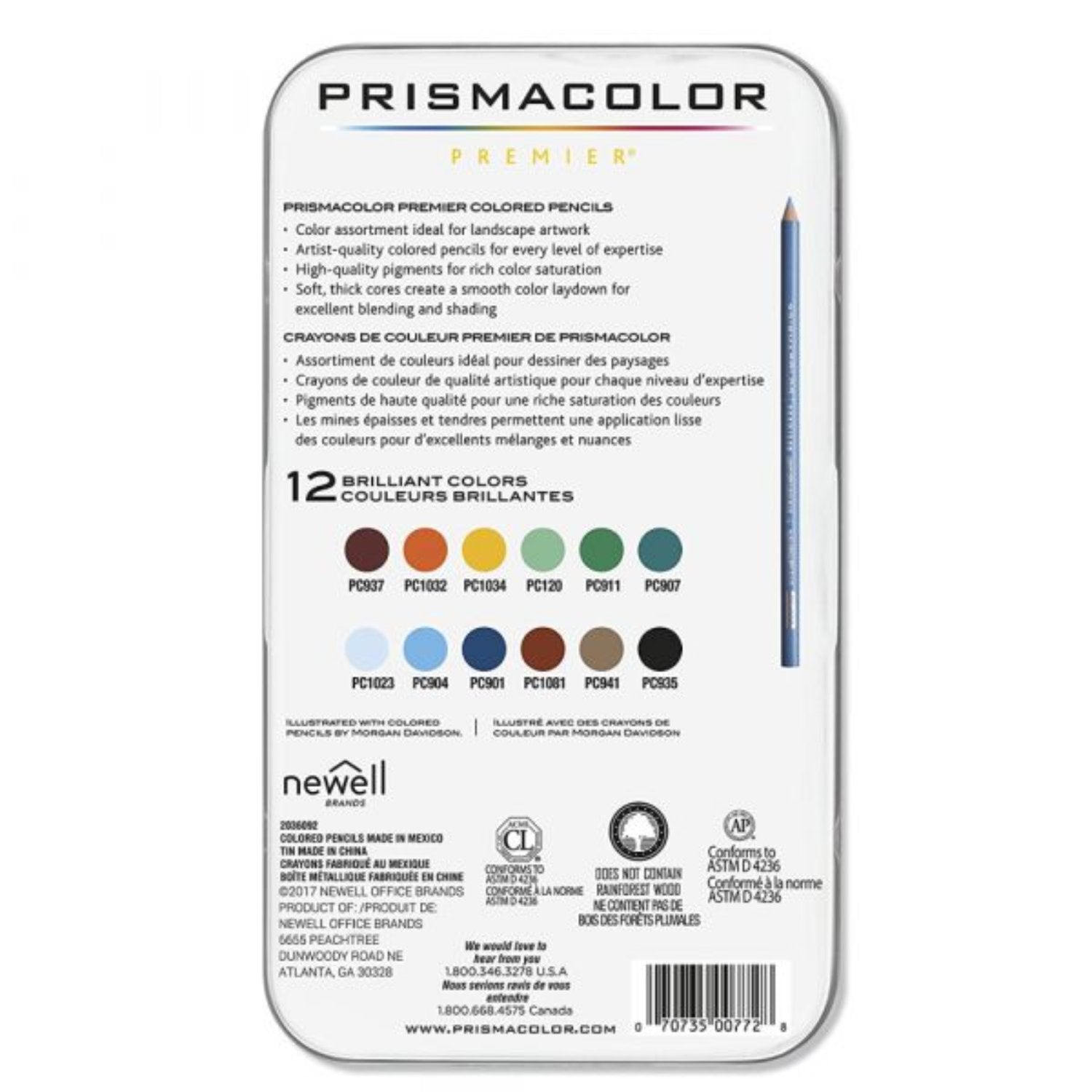 Prismacolor Premier Coloured Pencils - Landscape Set of 12