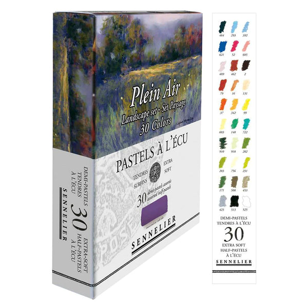 Sennelier Extra Soft Half Size Pastel Set - Landscape Set of 30