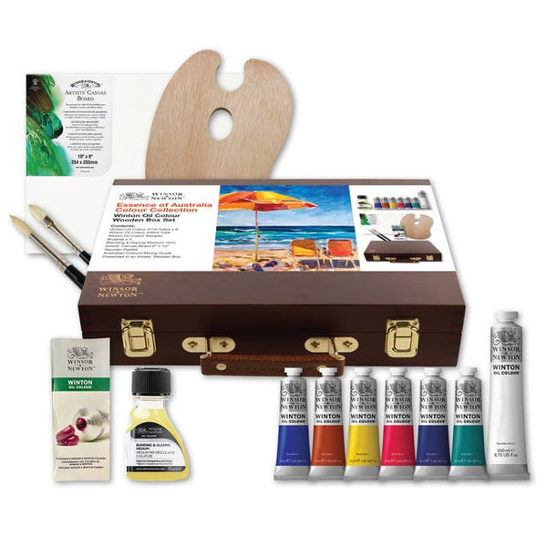 Winsor & Newton Winton Oil Colour Essence of Australia Wooden Box Set