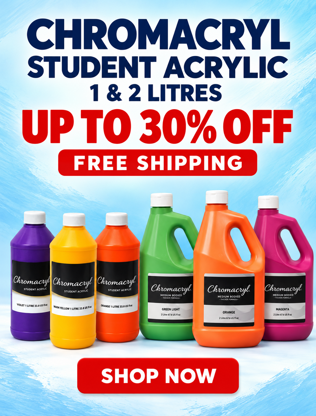 chromacryl mobile homepage banner