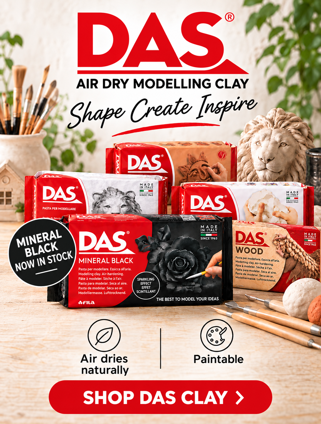 das mineral black mobile homepage banner