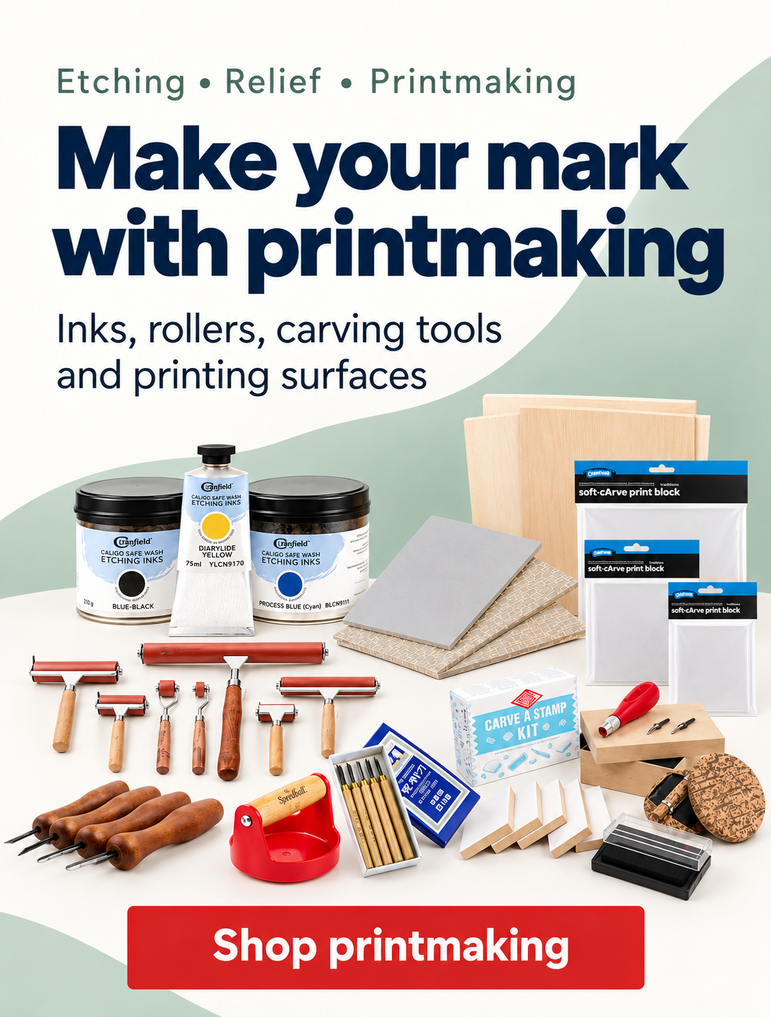 printmaking mobile homepage banner