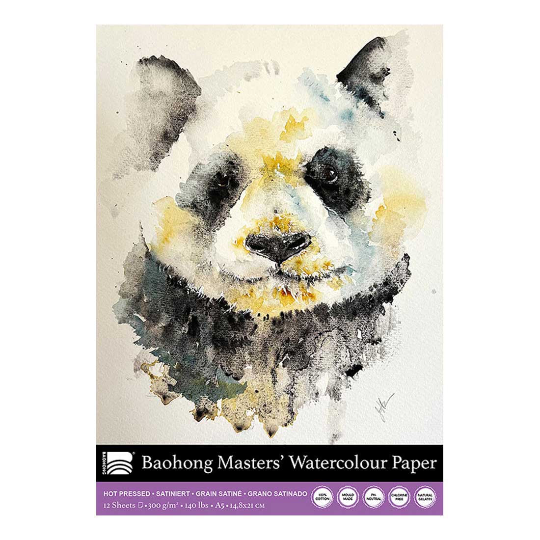 Baohong Masters Watercolour Paper Pads 300gsm 12 Sheets