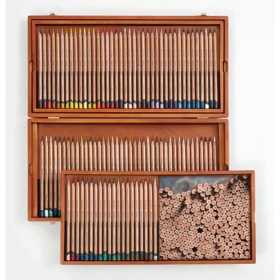 Derwent Professional 100% Lightfast Pencil Wooden Box Set of 100