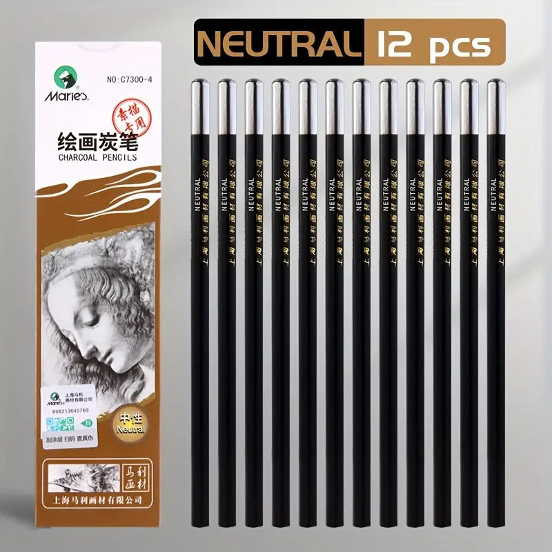 Marie's Charcoal Pencils Set of 12