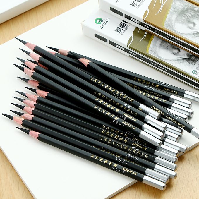 Marie's Charcoal Pencils Set of 12