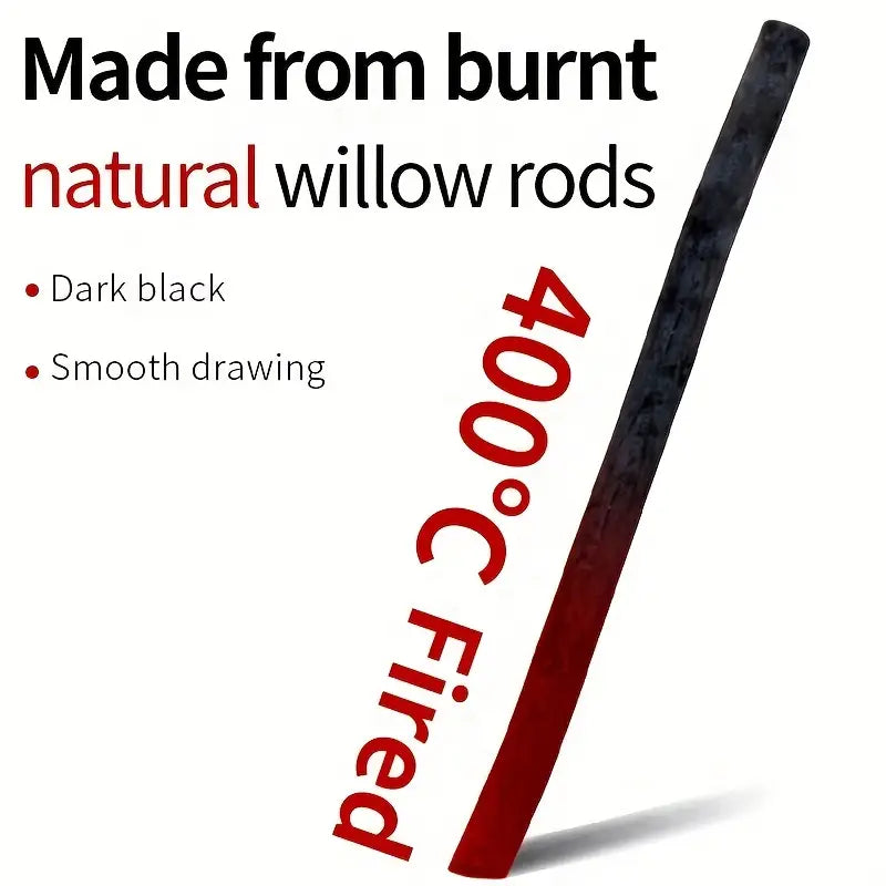 Marie's Willow Charcoal Stick Set 15pcs